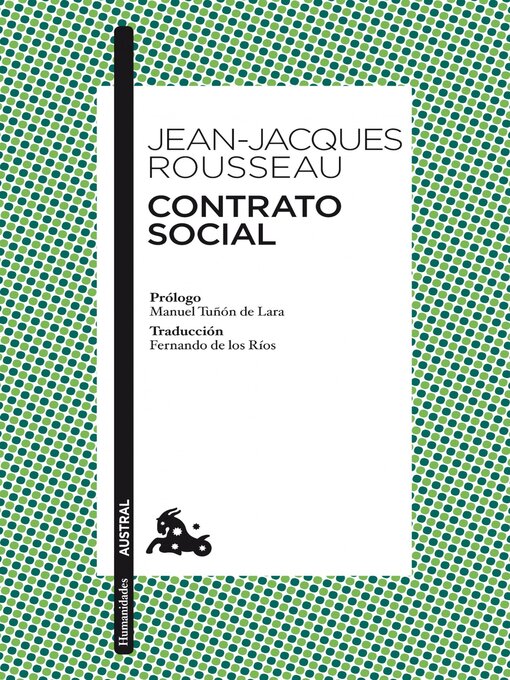 Title details for Contrato social by Jean-Jacques Rousseau - Wait list